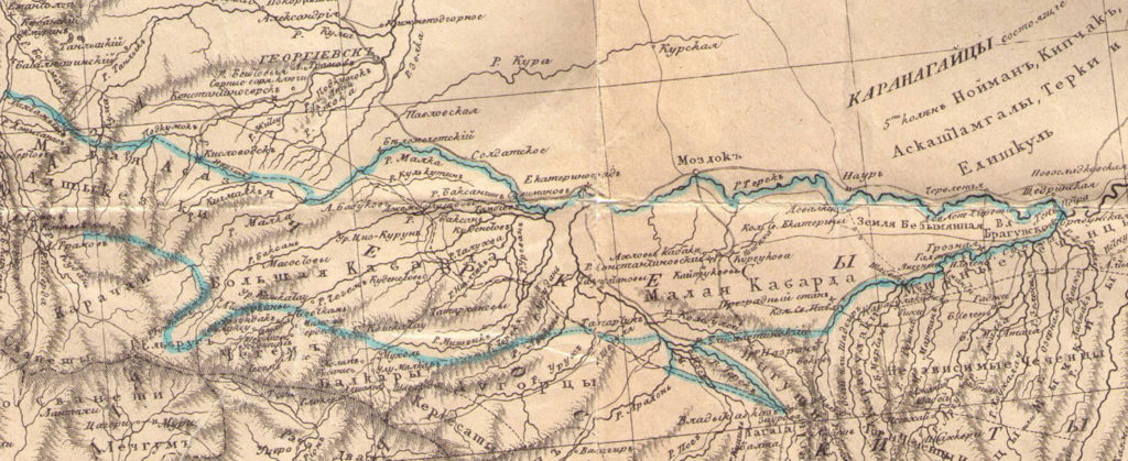 Карта Броневского 1823 год